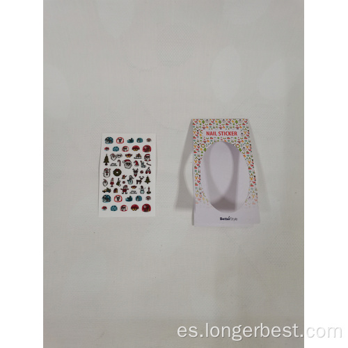 Pegatina de arte de uñas luminoso